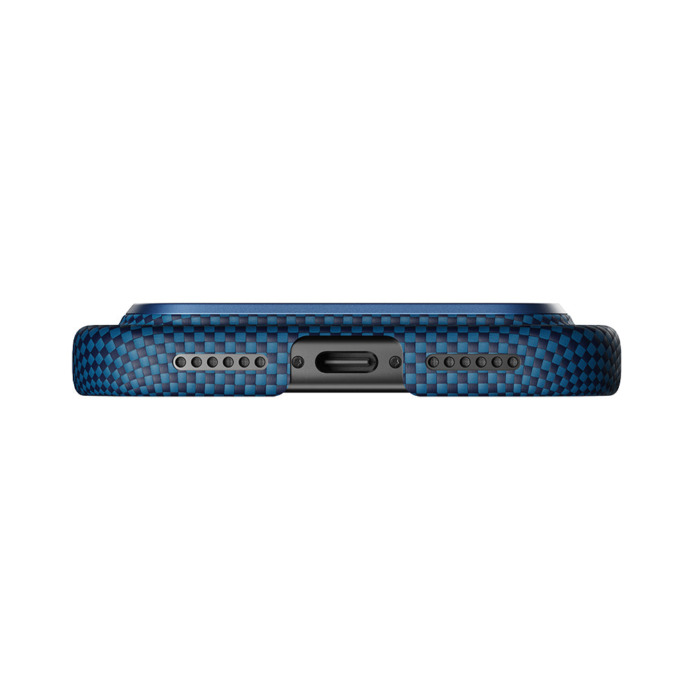 Pitaka Tactile Woven Sunset-Moonrise Serisi iPhone 17 Pro M-safe Şarj Özellikli Aramid Fiber Kılıf Pitaka Tactile Woven Sunset-Moonrise Serisi iPhone 17 Pro M-safe Şarj Özellikli Aramid Fiber Kılıf